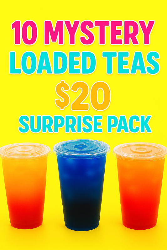 10 Mystery Loaded Teas – $20 Surprise Pack- Ready to Ship